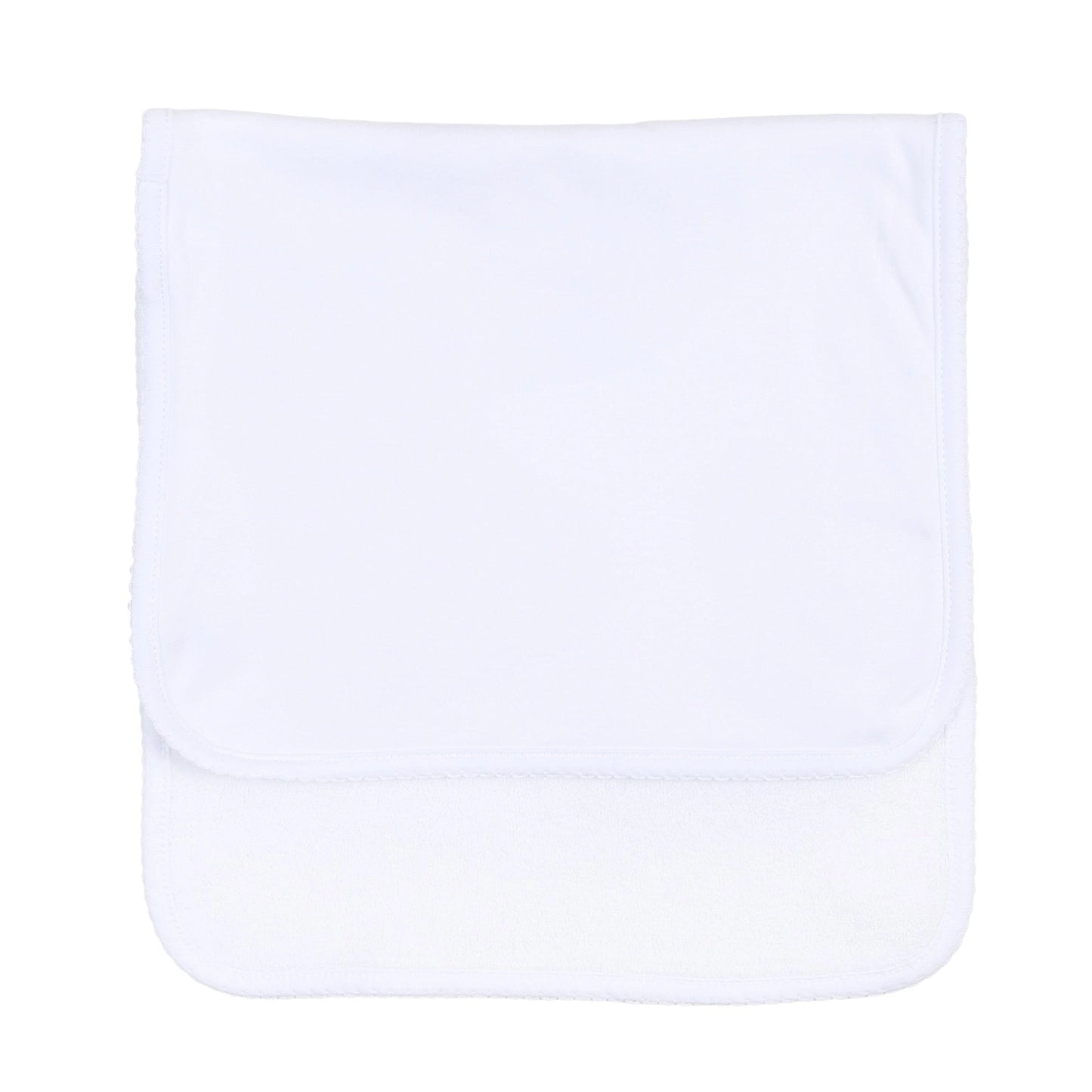 Magnolia Essentials White Trim Burp Cloth