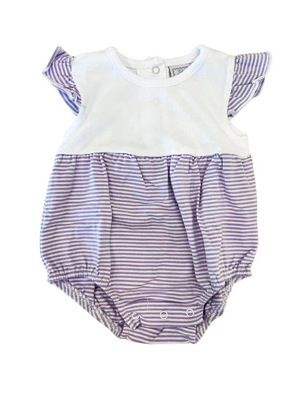Lavender Striped Flutter Bubble